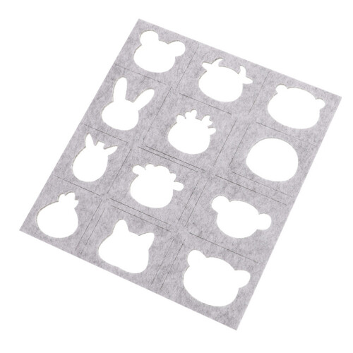 5Pcs Needle Felting Applique Template Wool Diy Stencil Craft