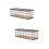 2 Pack Metal Storage Basket Wire With Lid Baskets For Organizing 9