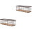 2 Pack Metal Storage Basket Wire With Lid Baskets For Organizing 5