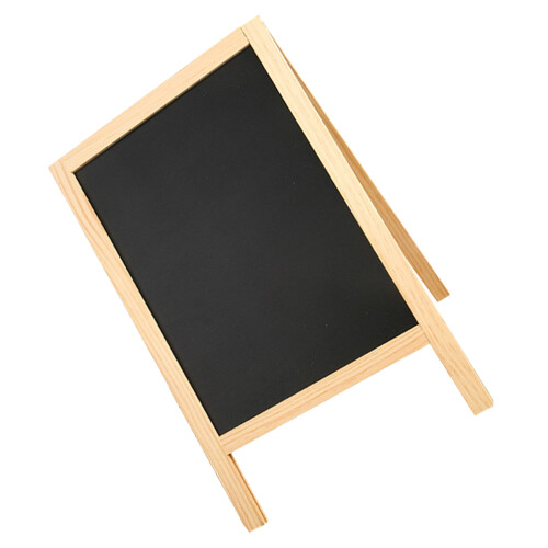3Stk Schwarze Holz Mini Mit Stand Für Notizen Und 2