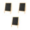 3Pcs Double-Sided Wooden Mini Chalkboard With Stand 10