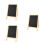 3Pcs Double-Sided Wooden Mini Chalkboard With Stand 4