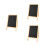 3Pcs Double-Sided Wooden Mini Chalkboard With Stand 9