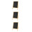 3Pcs Double-Sided Wooden Mini Chalkboard With Stand 5