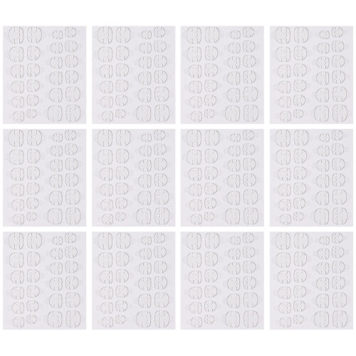 40 Sheets Double Sided Nail Adhesive Stickers Invisible Nail Tabs