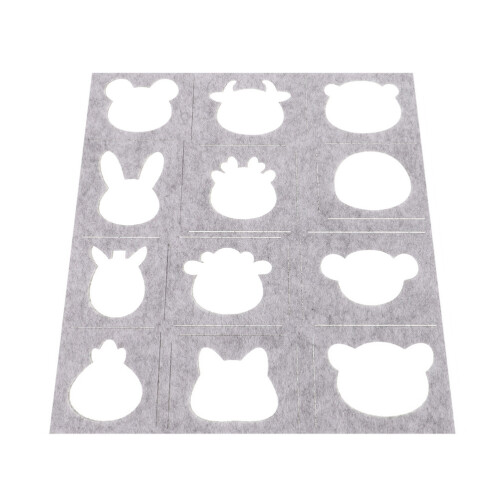 5Pcs Needle Felting Applique Template Wool Diy Stencil Craft 1