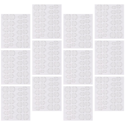 40 Sheets Double Sided Nail Adhesive Stickers Invisible Nail Tabs 1