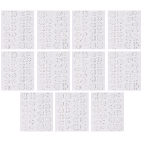 40 Sheets Double Sided Nail Adhesive Stickers Invisible Nail Tabs 2