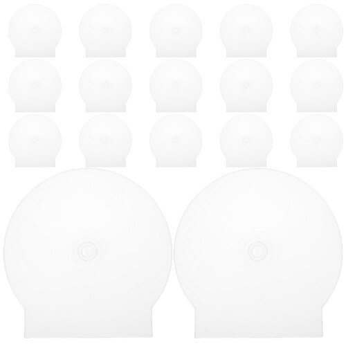 50Pcs Transparent Plastic CD DVD Storage Case Holder 1