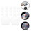 50Pcs Transparent Plastic CD DVD Storage Case Holder 4