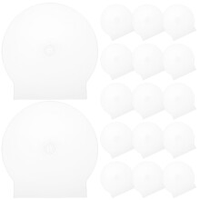 50Pcs Transparent Plastic CD DVD Storage Case Holder