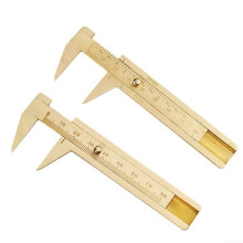 Brass Vernier Caliper Dual Scale Mm And Inches 2 Pack Jewelry And Craft Measurements Tool Lightweight Portable