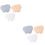 2 Count Cloud Shape Wall Floating Shelves Ac Remote Holder Mount 6