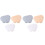 2 Count Cloud Shape Wall Floating Shelves Ac Remote Holder Mount 4