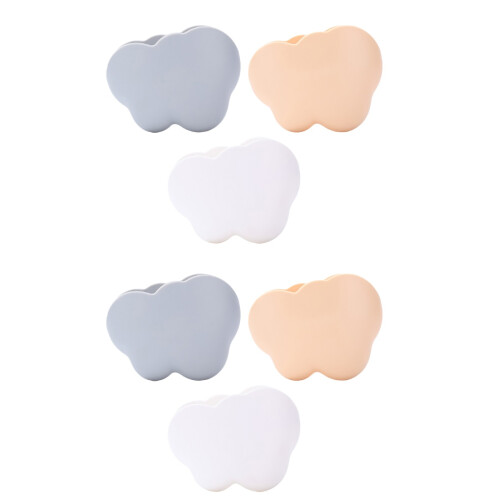 2 Count Cloud Shape Wall Floating Shelves Ac Remote Holder Mount 1