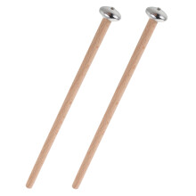 5 Pairs Bell Mallets With Oval And Wooden Handles