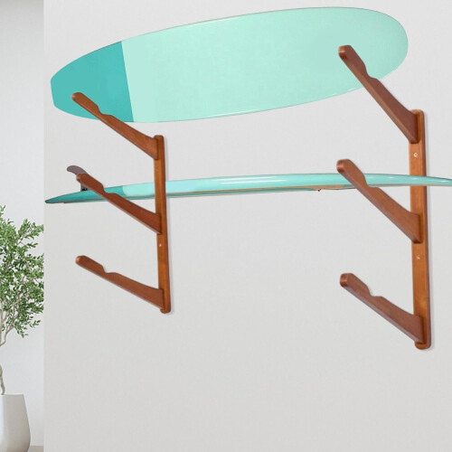 Surfboard Wall Rack Wall Mounted Organizer For Snowboard Wakeboard Longboard Garage Display 2