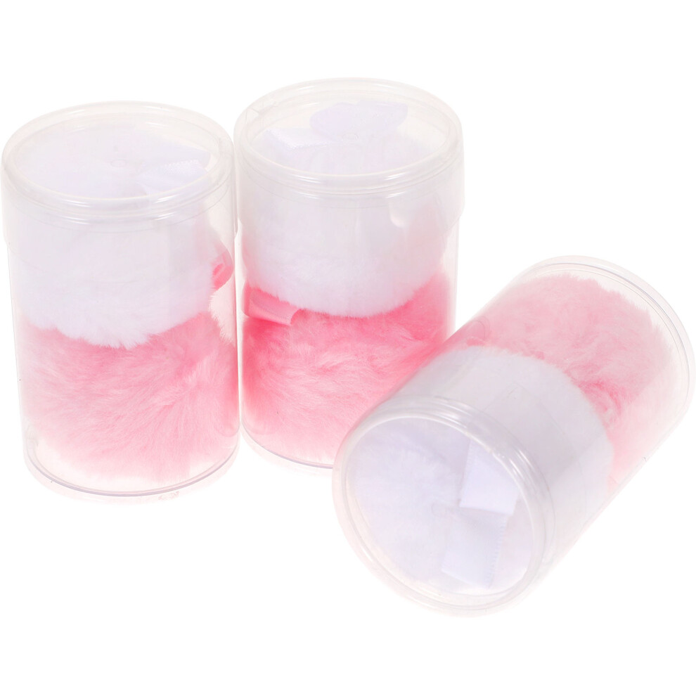 Villcase 6Pcs Fluffy Round Makeup For Face And Powder Application