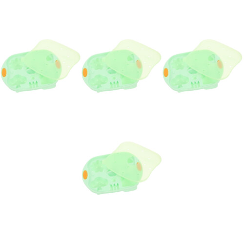 4Pcs Multi-Function Green Silicone Mold for Baby Food Baking Tools 2