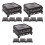 15 Pcs Plastic Square Shelf Tank Stand Vase Riser Plant Base 8