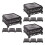 15 Pcs Plastic Square Shelf Tank Stand Vase Riser Plant Base 6