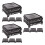 15 Pcs Plastic Square Shelf Tank Stand Vase Riser Plant Base 5
