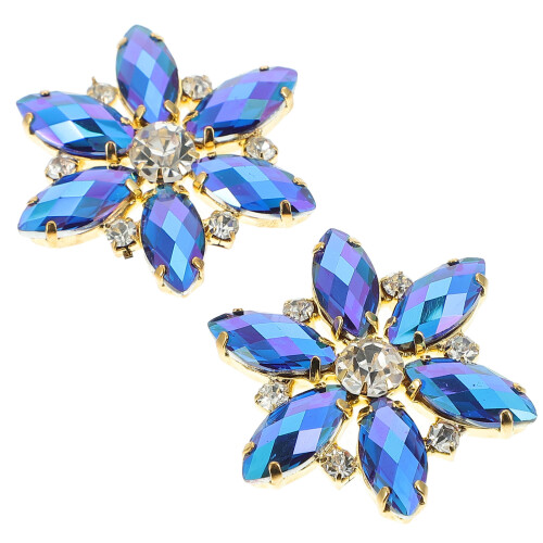 3Paires Clips Rhinestone Accessoires Chaussures 1