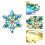 3Paires Clips Rhinestone Accessoires Chaussures 11