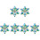 3Paires Clips Rhinestone Accessoires Chaussures 3