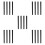 20 Pcs Graphite Electrode Carbon Rods For Electrochemical Experiments 8