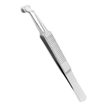 Meibomian Gland Forceps Round Head Expressor Eyelid Massage Tweezers Stainless Steel For Dry Eye