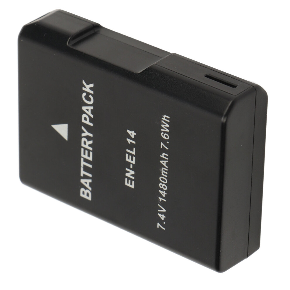 Lithium Ion Camera Battery En-El14 1480Mah 7.4V Replacement 4001352049323