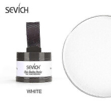 (White) Sevich 13 Colors Hair Shadow Powder Waterproof Hair Line Powder Blonde Hair Line Shadow For