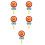 5Pcs Kids Dance Props Lollipop Booth Simulation Candy 18 Cm 6