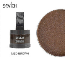 (Med Brown) Sevich 13 Colors Hair Shadow Powder Waterproof Hair Line Powder Blonde Hair Line Shadow For