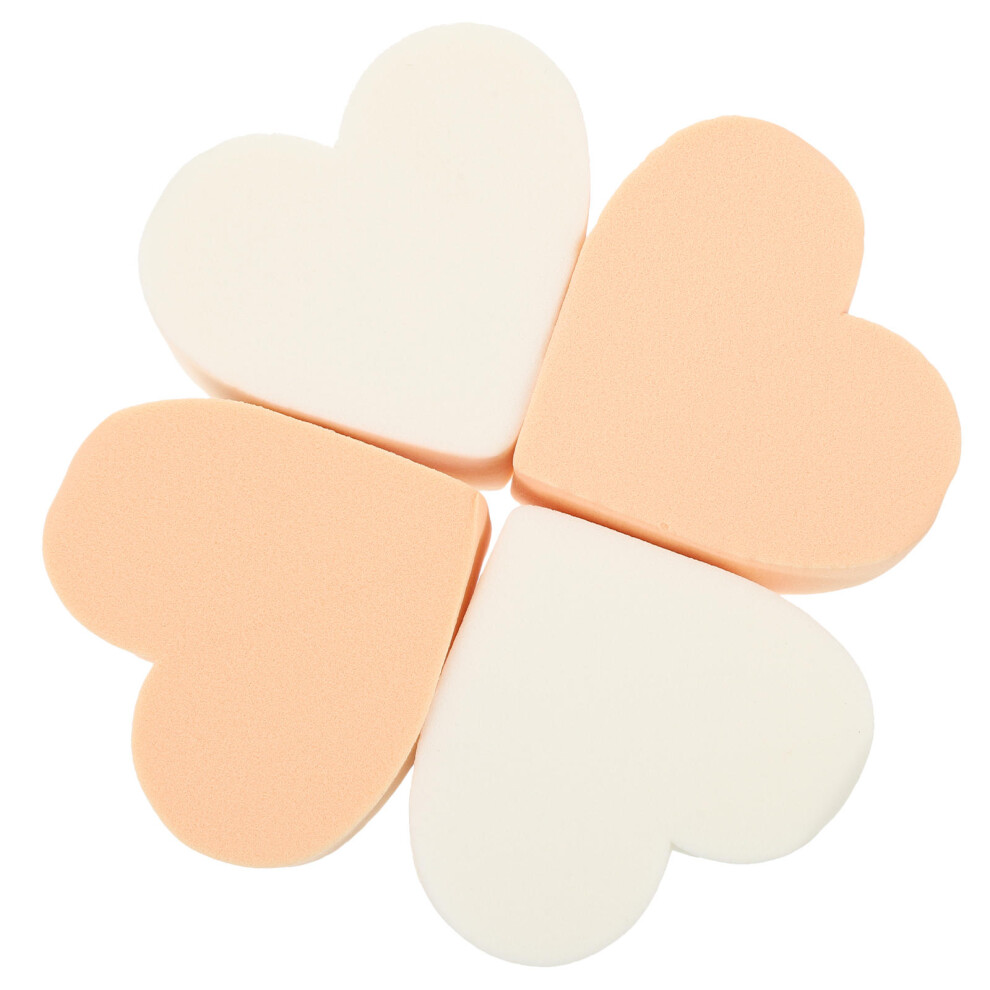 Vaguelly 12Pcs Dual-Use Makeup Sponges Gentle Beauty Puffs For Face Foundation