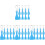 40 Pcs Ticket Scratcher Tool Portable Plastic 4