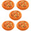 5Pcs Cat Sleeping Bed Squeaky Toy Warm Mat Pizza Shaped 8
