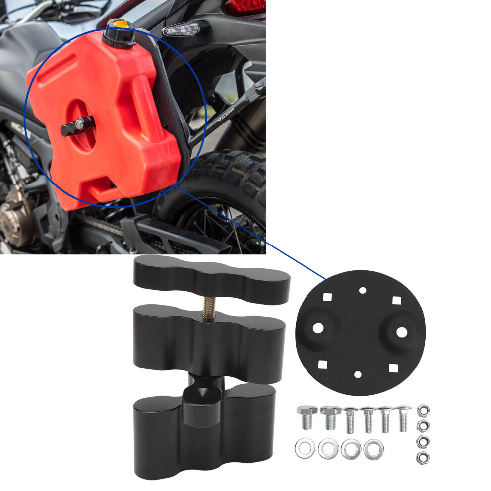 Aluminum Gas Can Mount Extension For 1.75 Gallon Fuel Pack Black 5051352049433