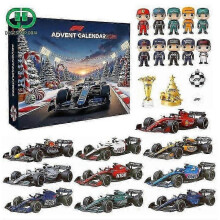 F1 Advent Countdown Calendar Blind Box with Acrylic Christmas Tree Pendant