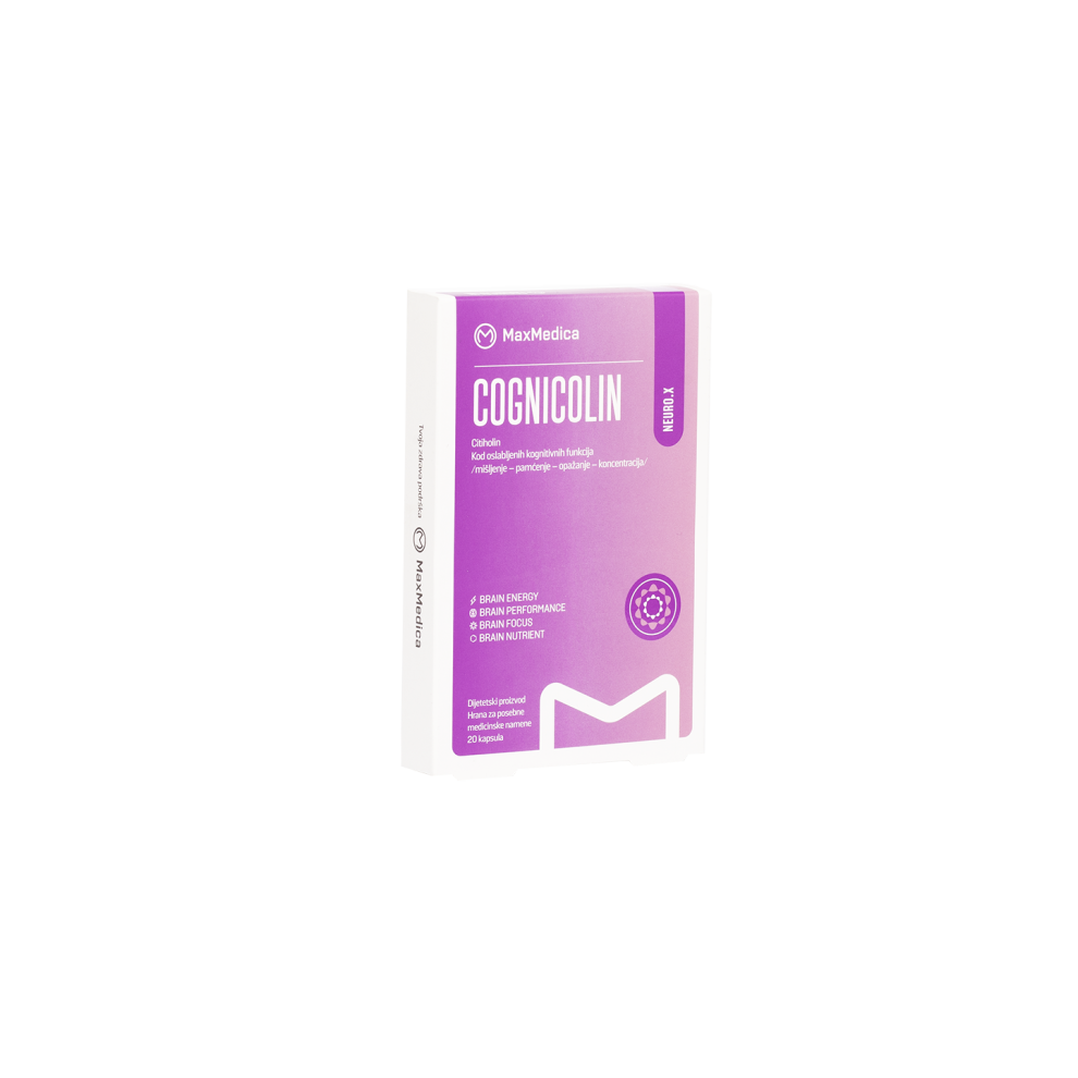 Alfa Herbal Maxmedica Cognicolin 20 Capsules