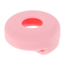 5Pcs Pink Soft Silicone Cat Locator Collar Protection Case Lightweight