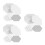 300 Pcs Hexagon Quilting Templates For Paper Piecing Sewing 4