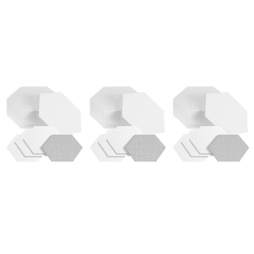300 Pcs Hexagon Quilting Templates For Paper Piecing Sewing 2