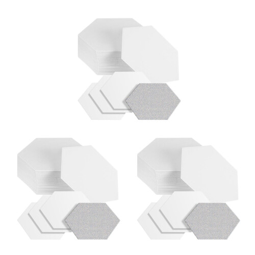 300 Pcs Hexagon Quilting Templates For Paper Piecing Sewing 1