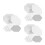300 Pcs Hexagon Quilting Templates For Paper Piecing Sewing 6