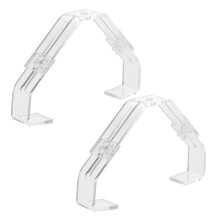 6Pcs Stable Aluminum Lamp Stand Clips for Glass Terrarium and Aquarium