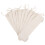 45 Pcs Cotton Linen Drawstring Bag For Straw Storage (Beige) 1