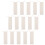 45 Pcs Cotton Linen Drawstring Bag For Straw Storage (Beige) 10