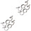 4Pièces Anneaux Gothiques Serpent Trois Doigts Argent 5